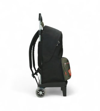 Pepe Jeans Mochila 44cm. com trolley verde