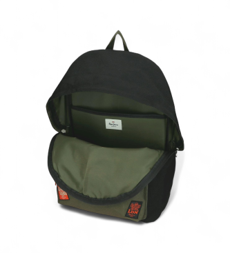 Pepe Jeans Mochila 44cm. com trolley verde
