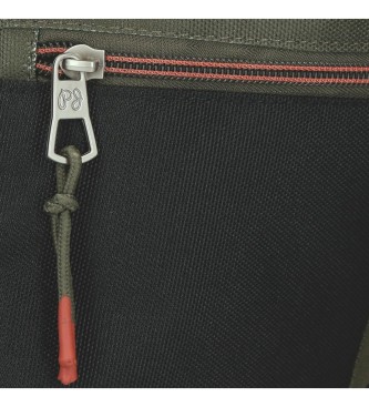 Pepe Jeans Mochila 44cm. com trolley verde