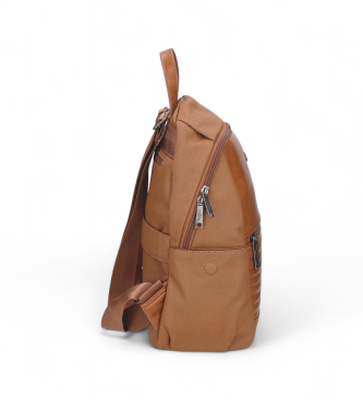 Pepe Jeans Laptop backpack 2c. biker brown