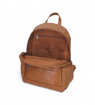 Pepe Jeans Laptop backpack 2c. biker brown