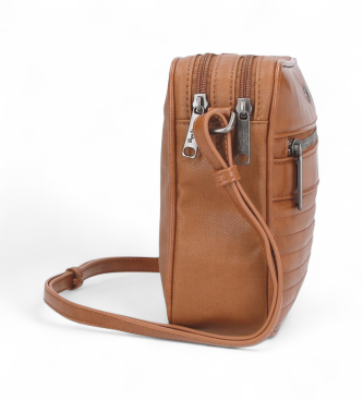 Pepe Jeans Sac  bandoulire motard 2c. marron