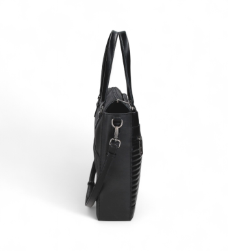 Pepe Jeans Borsa per computer adattabile 2C. biker nero