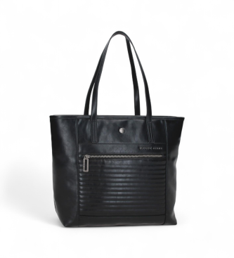 Pepe Jeans Borsa tote nera da motociclista