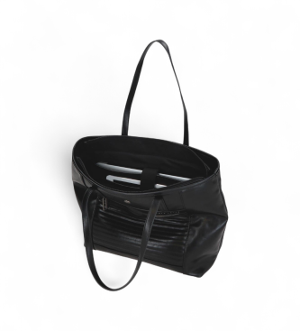 Pepe Jeans Borsa tote nera da motociclista