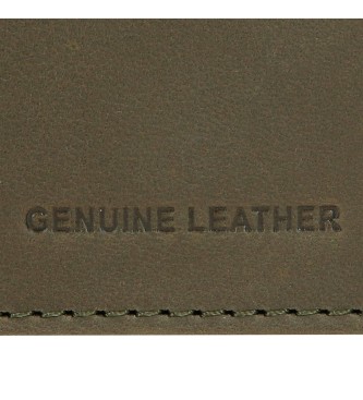 Pepe Jeans Zelena denarnica s sponkami