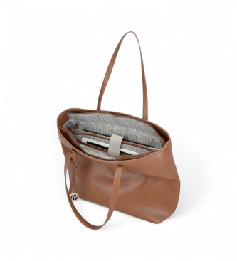 Pepe Jeans Borsa tote marrone Elia