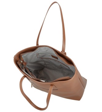Pepe Jeans Borsa tote marrone Elia