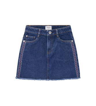 Pepe Jeans Rok A-lijn Hw Craft blauw