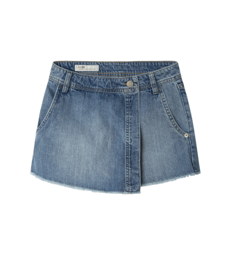 Pepe Jeans Skort Tammy Frayed blue