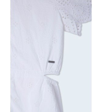 Pepe Jeans Robe Abie blanche