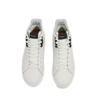 Pepe Jeans Adams Logy white leather sneakers
