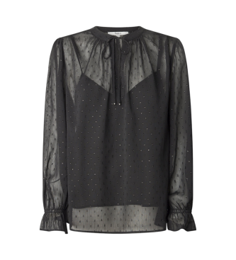 Pepe Jeans Chemisier Addison noir