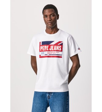 Pepe Jeans Camiseta Adelard branca