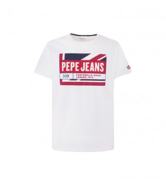 Pepe Jeans Camiseta Adelard branca