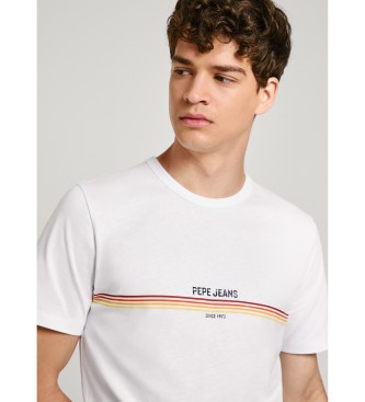 Pepe Jeans T-shirt Adur blanc