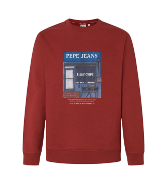 Pepe Jeans Sweatshirt Aenys Crew rdbrun