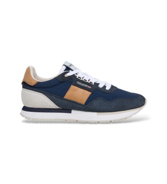 Pepe Jeans Aiden Classic Leder Turnschuhe navy