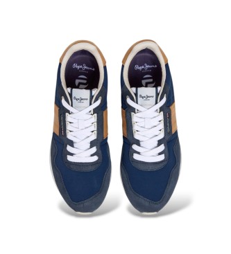 Pepe Jeans Aiden Classic Leder Turnschuhe navy