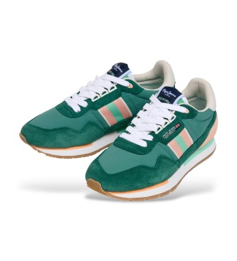 Pepe Jeans Aiden Tape Leather Sneakers green