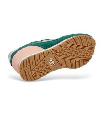 Pepe Jeans Aiden Tape Leather Sneakers green