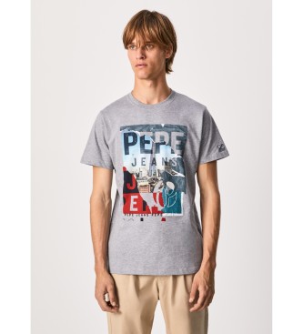 Pepe Jeans Camiseta Ainsley cinza