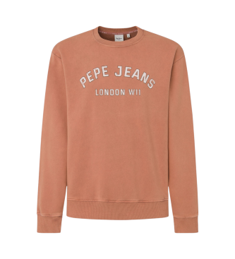 Pepe Jeans Sweatshirt Aldridge Crew marron