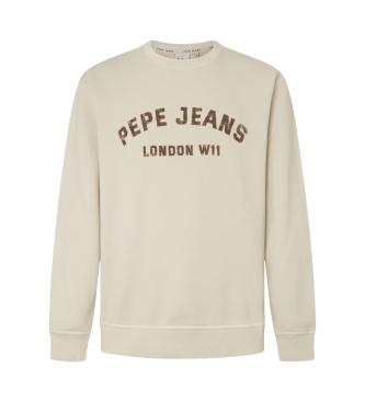 Pepe Jeans Bluza Aldridge Crew biała