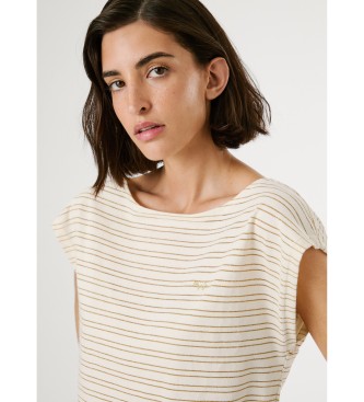 Pepe Jeans T-shirt Alex råhvid