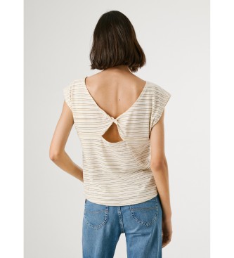 Pepe Jeans T-shirt Alex råhvid