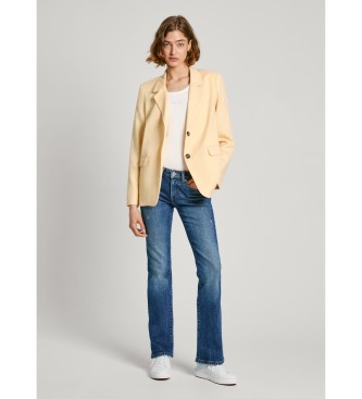 Pepe Jeans Blazer Alina geel