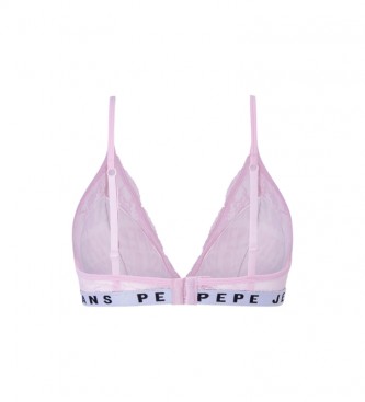 Pepe Jeans Triangle Bra Lace Pink