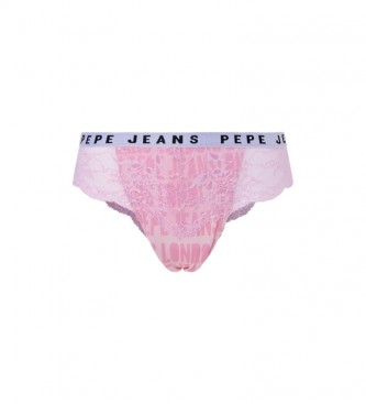 Pepe Jeans Braziliaanse onderbroek Logo roze