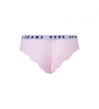 Pepe Jeans Brazylijskie majtki Logo różowe
