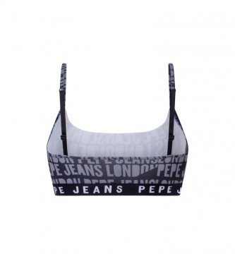 Pepe Jeans Logotipo Imprimir Soutien em todo o preto