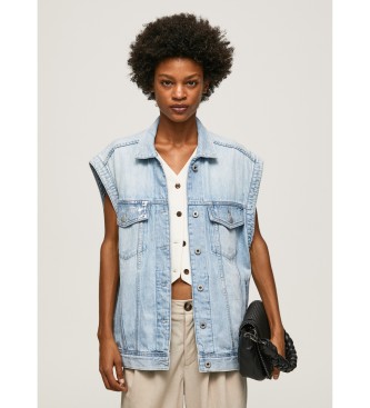 Pepe Jeans Gilet blu Ally Glam
