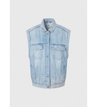 Pepe Jeans Colete Ally Glam Vest azul