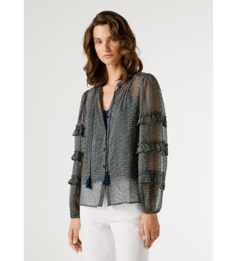 Pepe Jeans Navy Amber Blouse