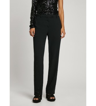 Pepe Jeans Pantalon droit Amelia noir