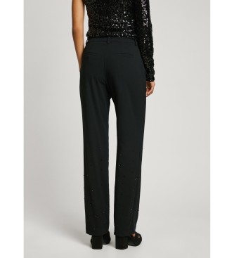 Pepe Jeans Pantalon droit Amelia noir