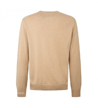 Pepe Jeans Pull Andr Col rond beige
