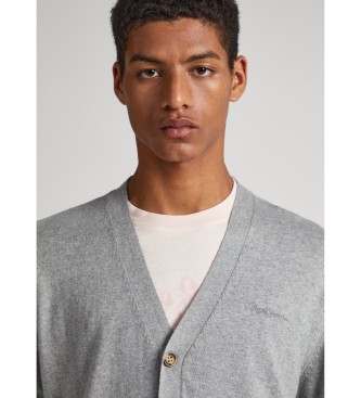 Pepe Jeans Andre Cardigan pull gris