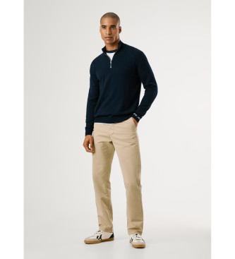 Pepe Jeans Andre Mock Zipper-trja marinbl