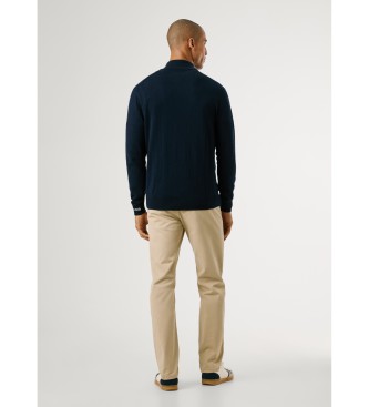 Pepe Jeans Andre Mock Zipper-trja marinbl