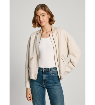 Pepe Jeans Giubbotto bomber Anissa beige