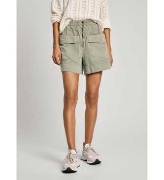 Pepe Jeans Short con cintura elstica verde