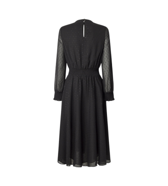 Pepe Jeans Abito midi nero Anushka