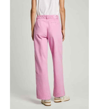 Pepe Jeans Pantaloni rosa Anya