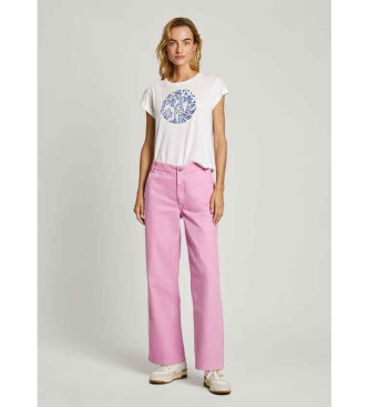 Pepe Jeans Pantaloni rosa Anya