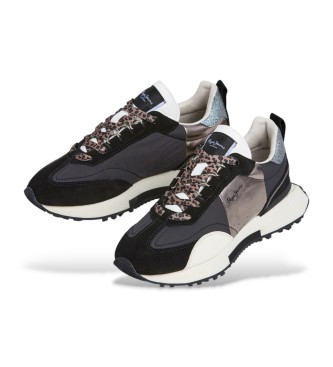 Pepe Jeans Archer Elite leather shoes black